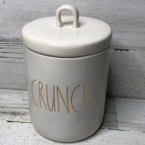 TWO Loop Top Rae Dunn Canisters crunchy goodies - Picture 4 of 8